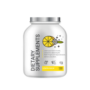 Vector Illustration with Lemon contained